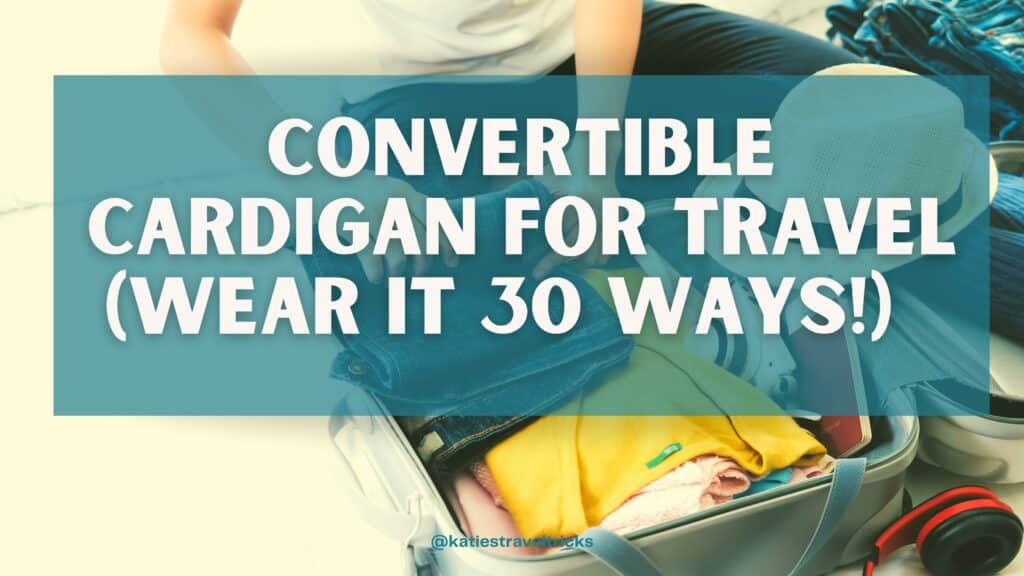Convertible Cardigan for Travel