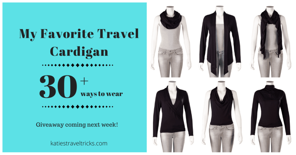 Convertible Cardigan for Travel wear it 30 ways Katie s Travel Tricks