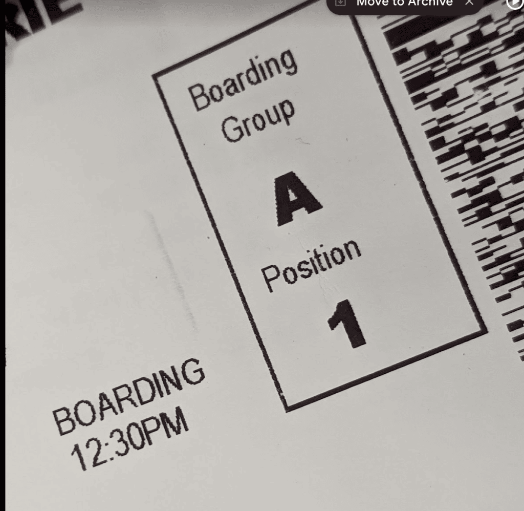 Southwest Upgraded Boarding 