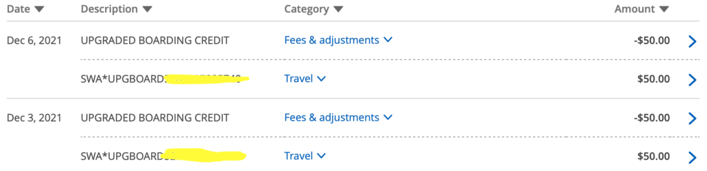 Southwest Upgraded Boarding 