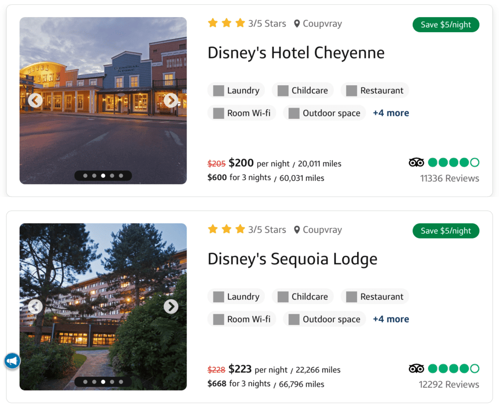 Disneyland Paris with points