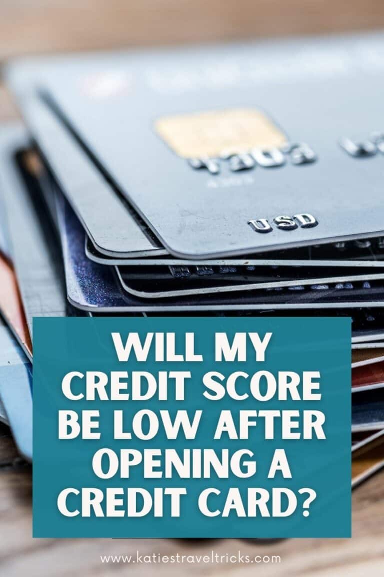 Will my credit score go down after opening a credit card? - Katie's ...