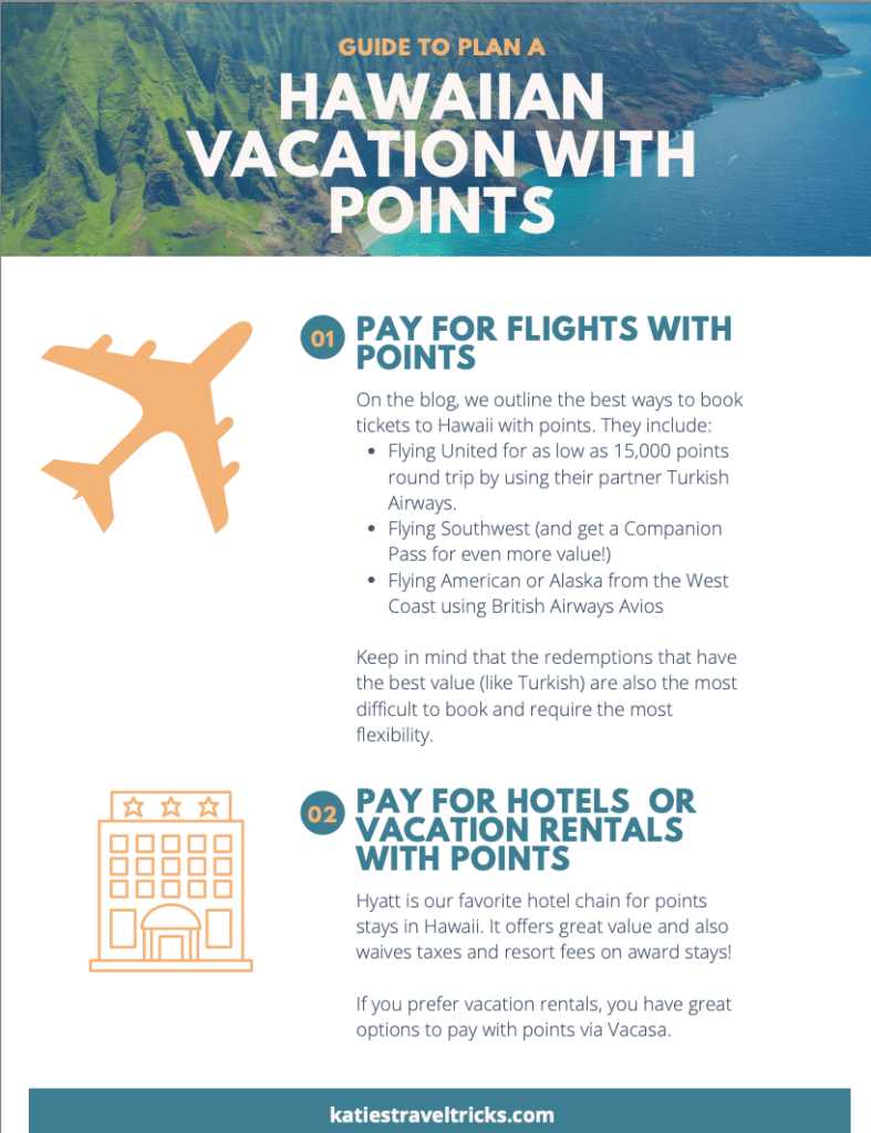 Hawaii on Points Guide