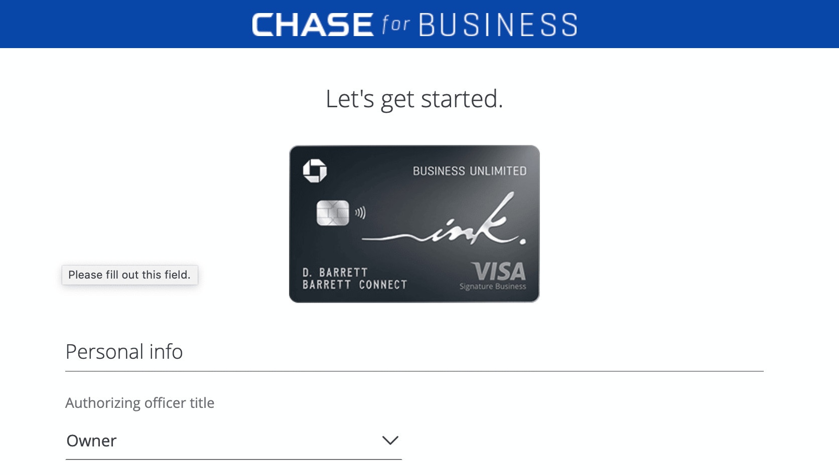 can you open a business credit card without a business