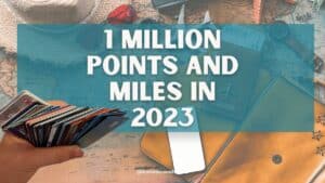 How I earned 1 million points in 2023