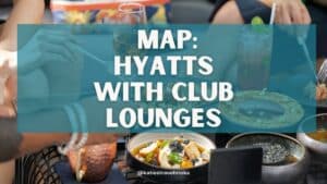 Map: Hyatts with Club Lounges