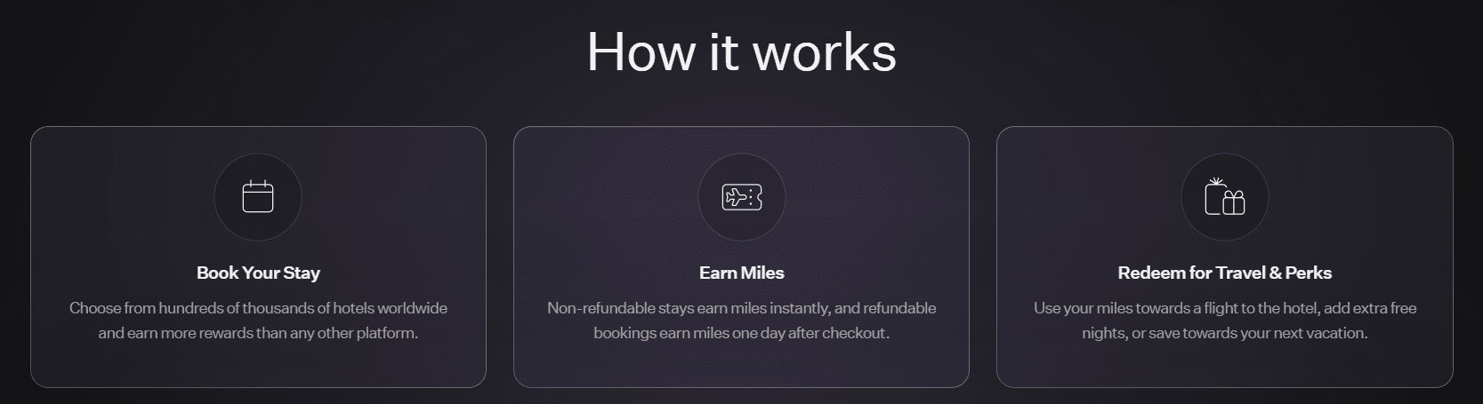 Booking a hotel through the Rove travel portal
