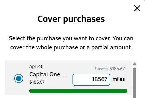 Capital One Venture X points worth only 0.05 cents per point for cashback versus 1 cent covering travel purchases